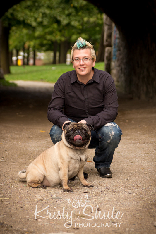 Kristy Shute Photography Cambridge Family and Pets Soper Park Fall Dogs Pug
