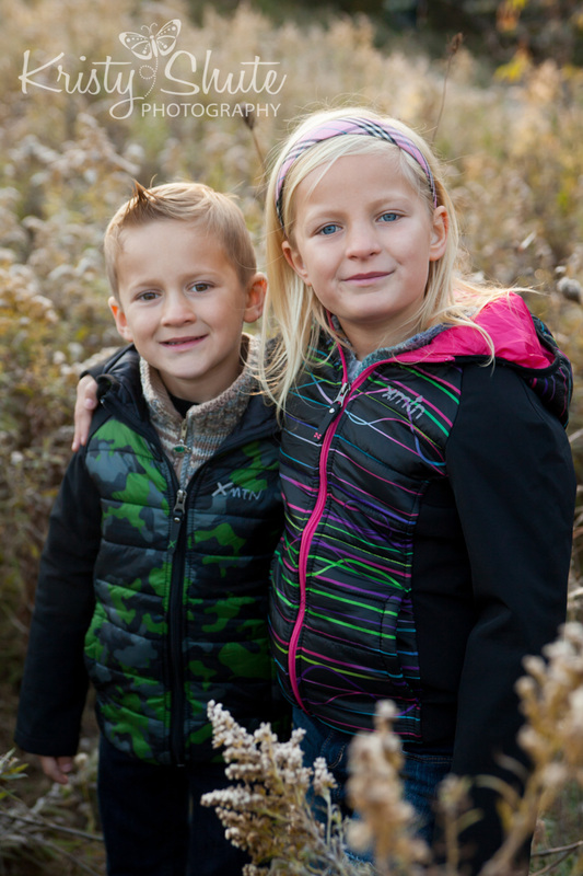 Kristy Shute Photography Family Huron Natural Area Fall Siblings