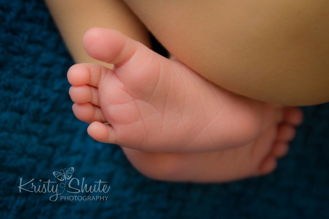 Kitchener Newborn Photography Kristy Shute Baby Boy Foot