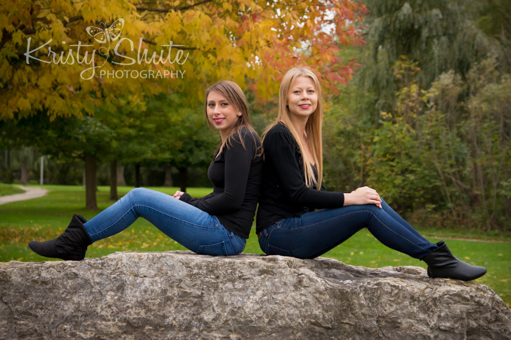 Kristy Shute Photography Cambridge Family and Pets Soper Park Fall Sisters